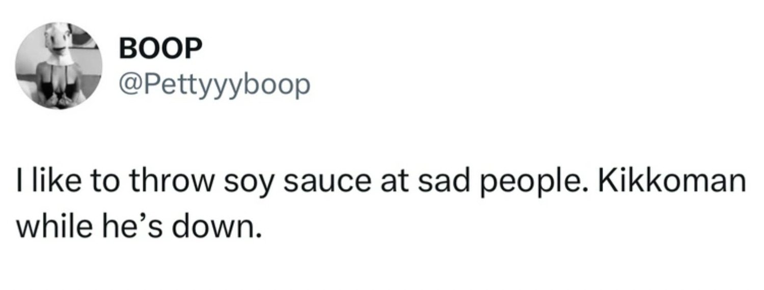 I don't like the pun but I respect it